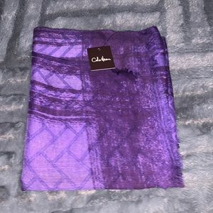 NWT Cole Haan Purple Scarf